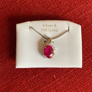 Ruby and Diamond necklace